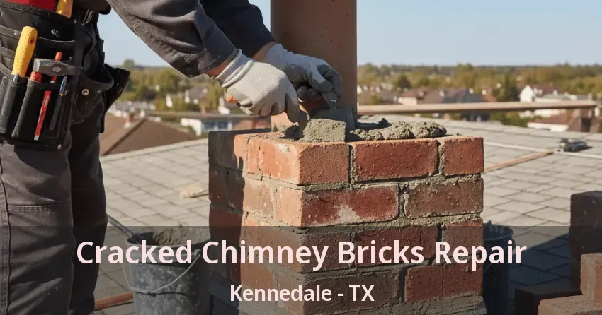 Cracked Chimney Bricks Repair Kennedale - TX